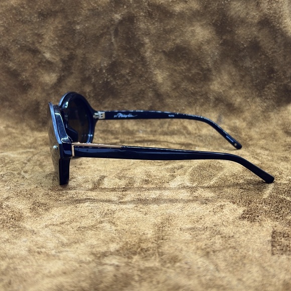 Phillip Lim Black/Gold Round Sunglasses - Picture 5 of 10